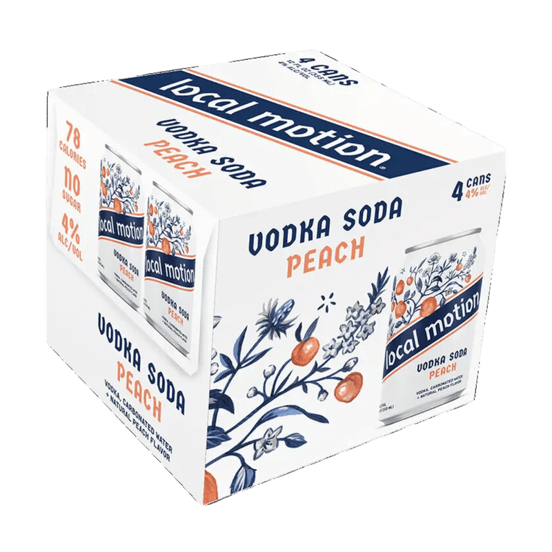 Local Motion - Peach Vodka Soda 4-Pack - Vintage Wine & Spirits