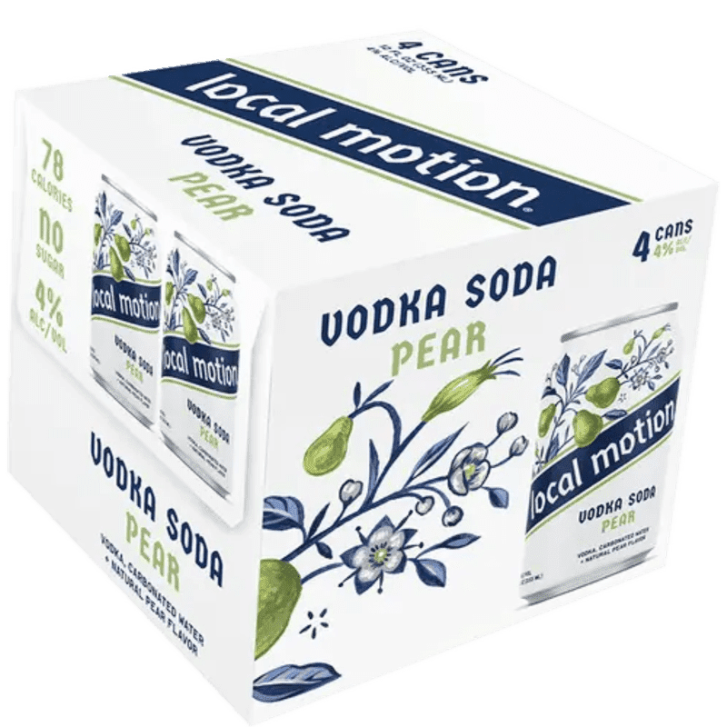 Local Motion - Pear Vodka Soda 4-Pack - Vintage Wine & Spirits