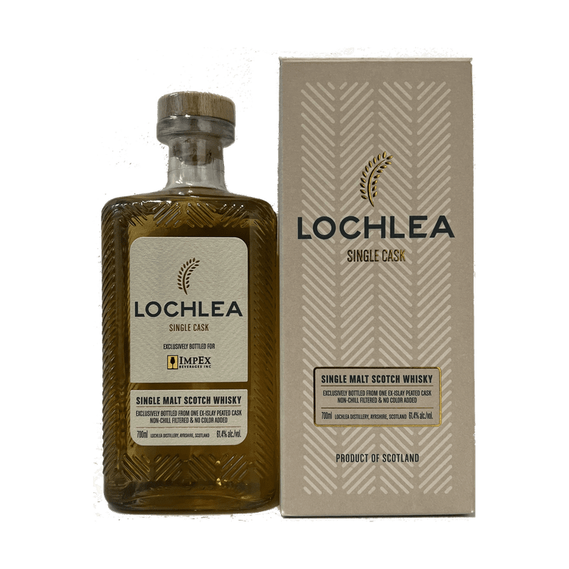 Lochlea Ex-Islay Peated Cask Single Cask Single Malt Scotch Whisky - Vintage Wine & Spirits