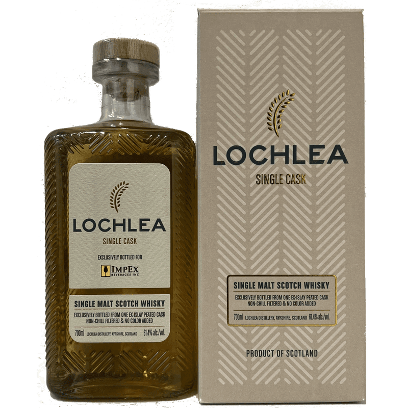 Lochlea Ex-Islay Peated Cask Single Cask Single Malt Scotch Whisky - Vintage Wine & Spirits