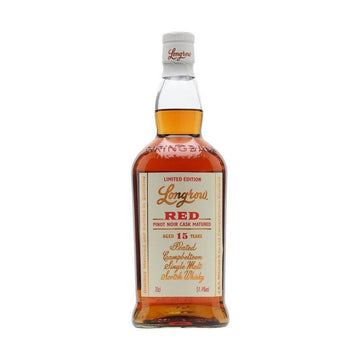 Longrow 'Red' 15 Year Old Pinot Noir Cask Matured Peated Campbeltown Single Malt Scotch Whisky - Vintage Wine & Spirits