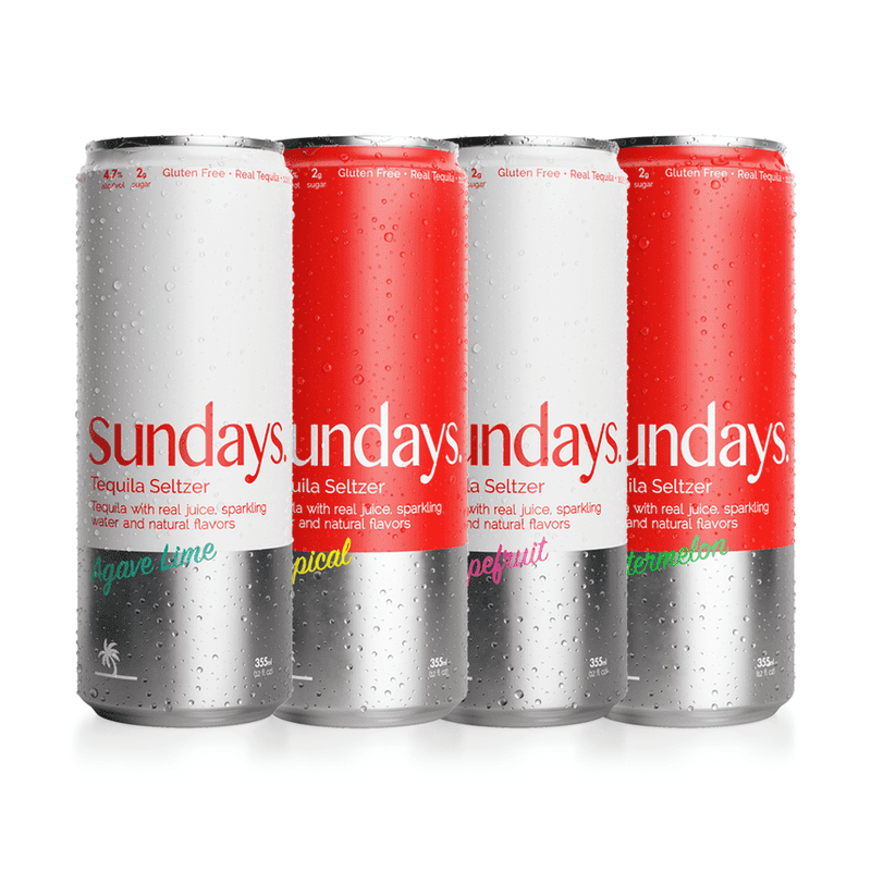 Løs Sundays Tequila Seltzer Variety 8-Pack - Vintage Wine & Spirits