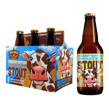 Lost Coast Brewing Peanut Butter Chocolate Milk Stout 6-Pack Bottles - Vintage Wine & Spirits