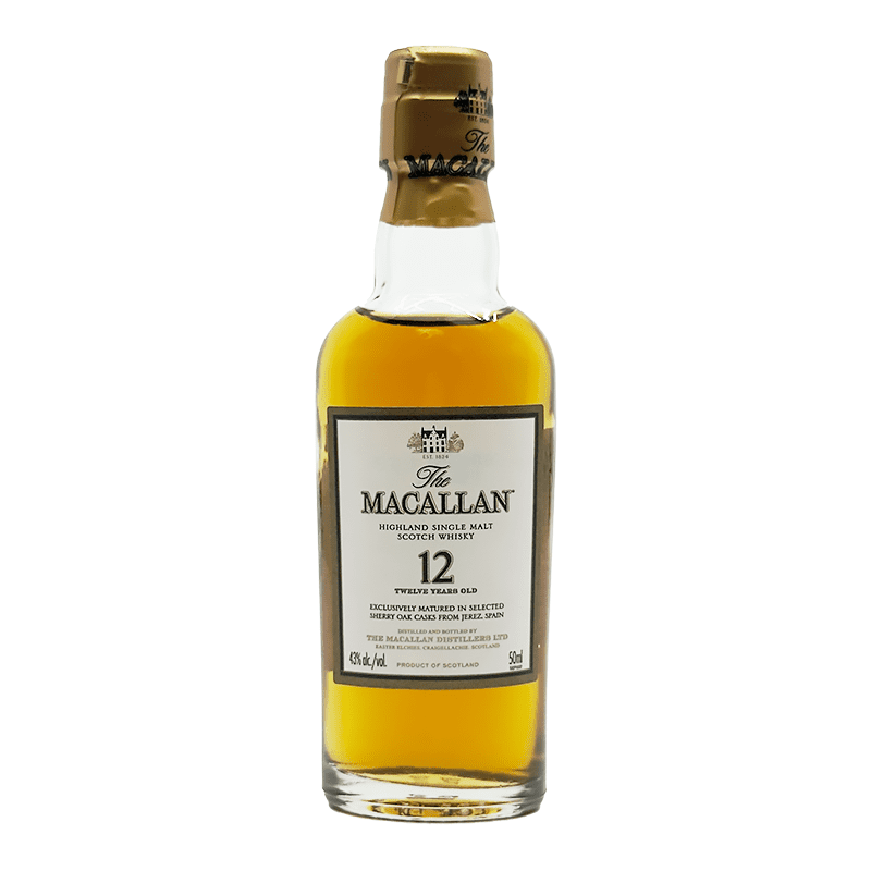 Macallan 12 Years Old Highland Scotch Whisky 50ml - Vintage Wine & Spirits