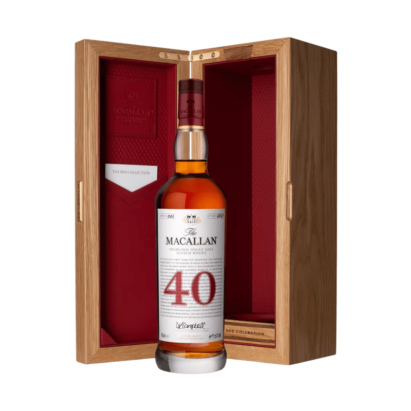 Macallan Red Collection 40 Year Old Single Malt Scotch Whisky - Vintage Wine & Spirits