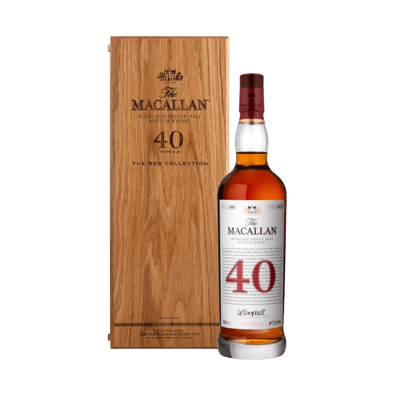 Macallan Red Collection 40 Year Old Single Malt Scotch Whisky - Vintage Wine & Spirits