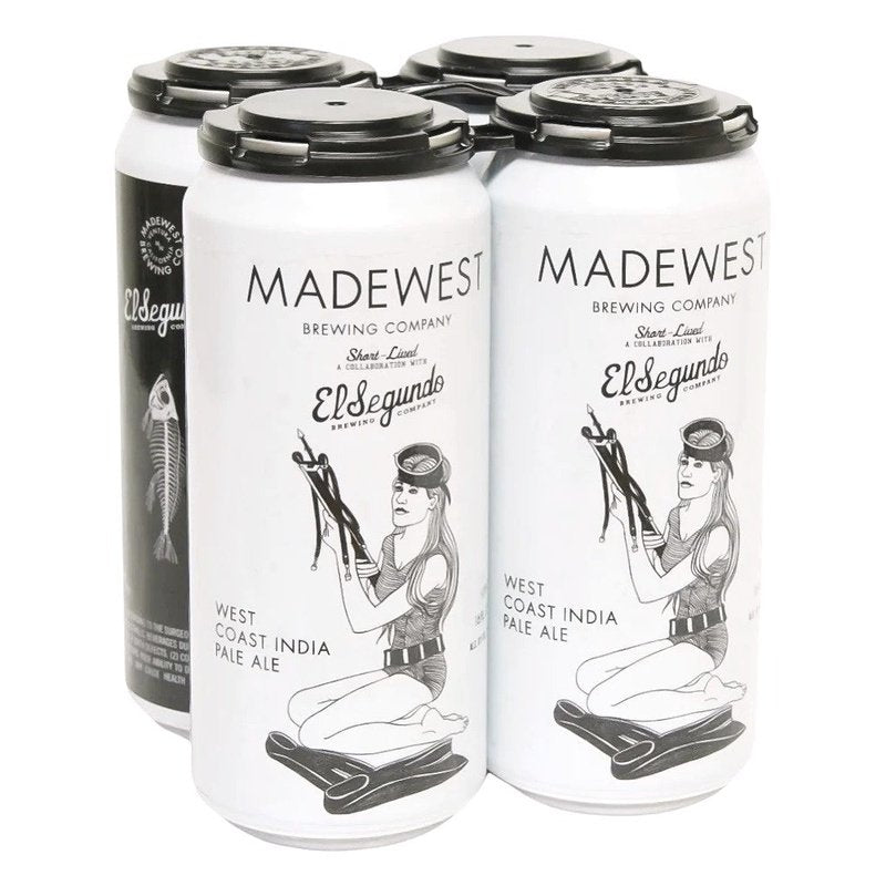 MadeWest x El Segundo 'Short Lived' West Coast IPA Beer 4-Pack - Vintage Wine & Spirits