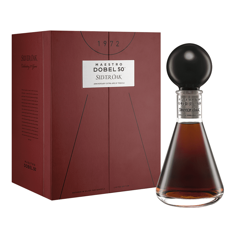 Maestro Dobel 50 Silver Oak 1972 Anniversary Extra Anejo Tequila - Vintage Wine & Spirits