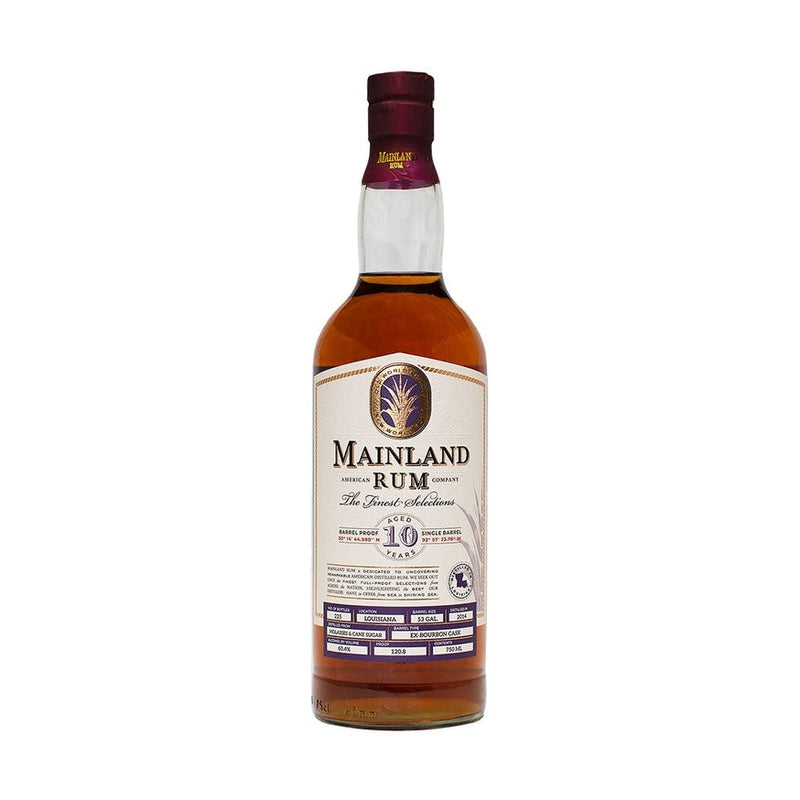 Mainland American Rum Co. Louisiana 10 Year Old Rum - Vintage Wine & Spirits