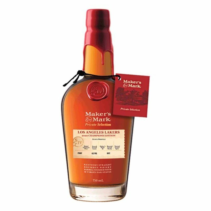 Maker's Mark Cask Strength Kentucky Straight Bourbon Whiskey Private Wood Finish Selection Lakers 2020 - Vintage Wine & Spirits