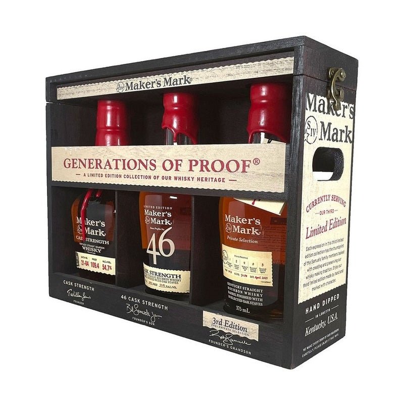 Maker's Mark 'Generation of Proof' Private Selection / 46 CS / Cask Strength 3-Pack 375ml - Vintage Wine & Spirits