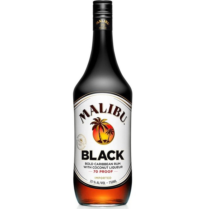 Malibu Black Coconut Flavored Caribbean Rum - Vintage Wine & Spirits