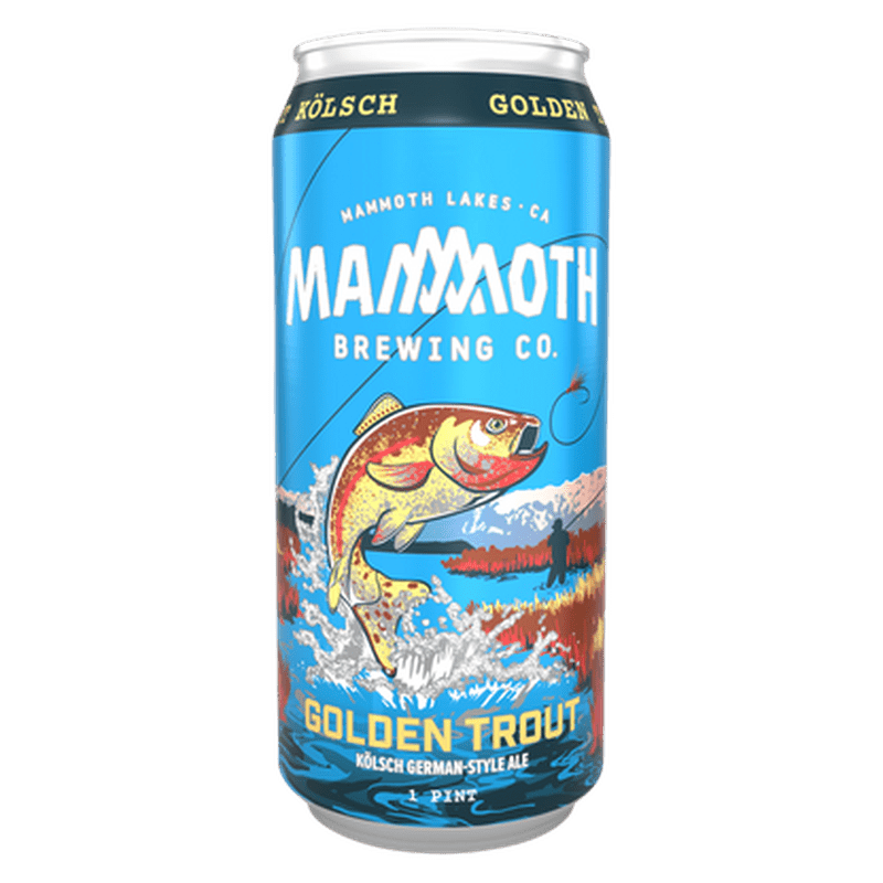 Mammoth Brewing Co. Golden Trout Kolsch Beer Single Can - Vintage Wine & Spirits