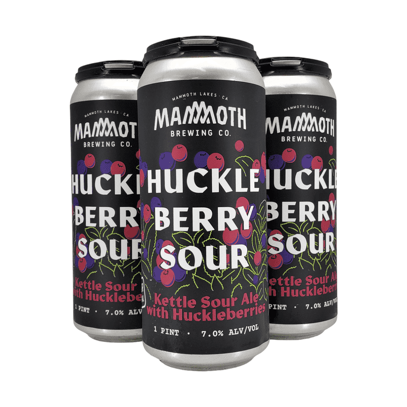 Mammoth Brewing Co. 'Huckleberry Sour' Kettle Sour Ale Beer 4-Pack - Vintage Wine & Spirits