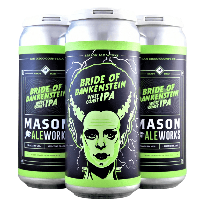 Mason Ale Works 'Bride of Dankenstein' West Coast IPA Beer 4-Pack - Vintage Wine & Spirits