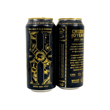 Mason Ale Works "Cheers to the 10 Years" Barrel Aged Stout Single Can - Vintage Wine & Spirits