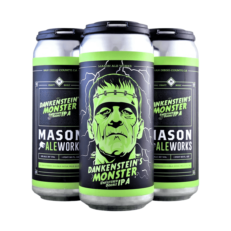 Mason Ale Works 'Dankenstein's Monster' Unfiltered DIPA Beer 4-Pack - Vintage Wine & Spirits