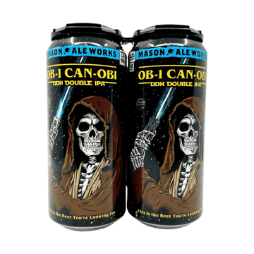 Mason Ale Works 'Obi-1 Can-Obi' DDH Hazy Double IPA 4-Pack - Vintage Wine & Spirits