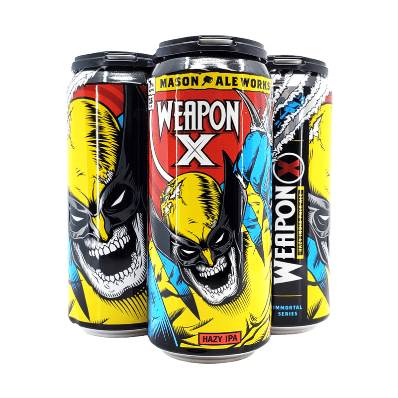 Mason Ale Works 'Weapon X' Hazy IPA Beer 4-Pack - Vintage Wine & Spirits