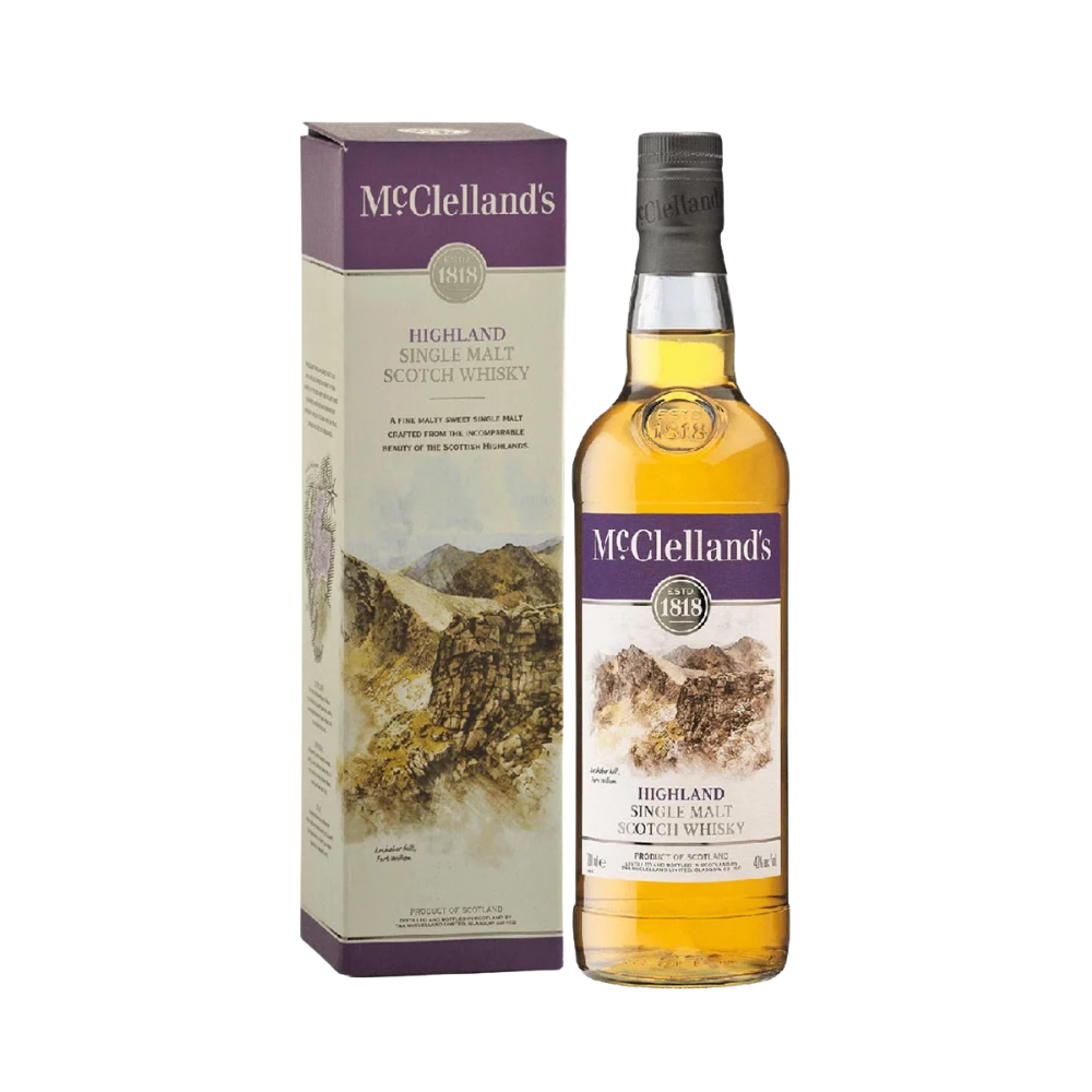 McClelland's Highland Single Malt Scotch Whisky Gift Box