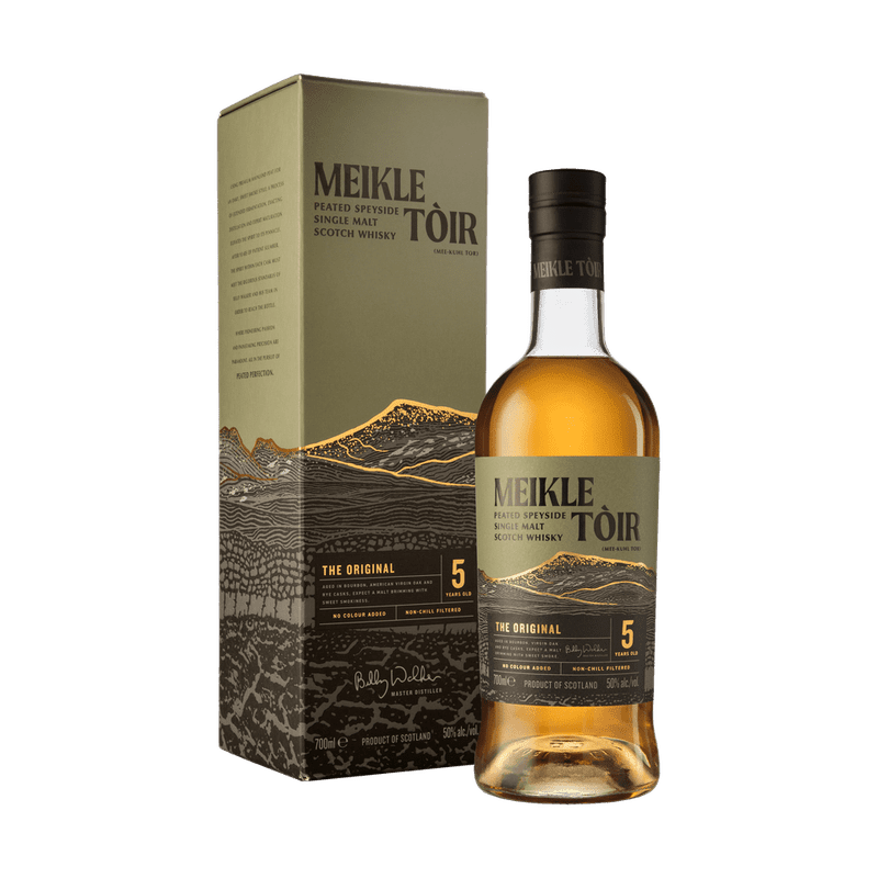 Meikle Toir 'The Original' 5 Year Old Peated Speyside Single Malt Scotch Whisky - Vintage Wine & Spirits