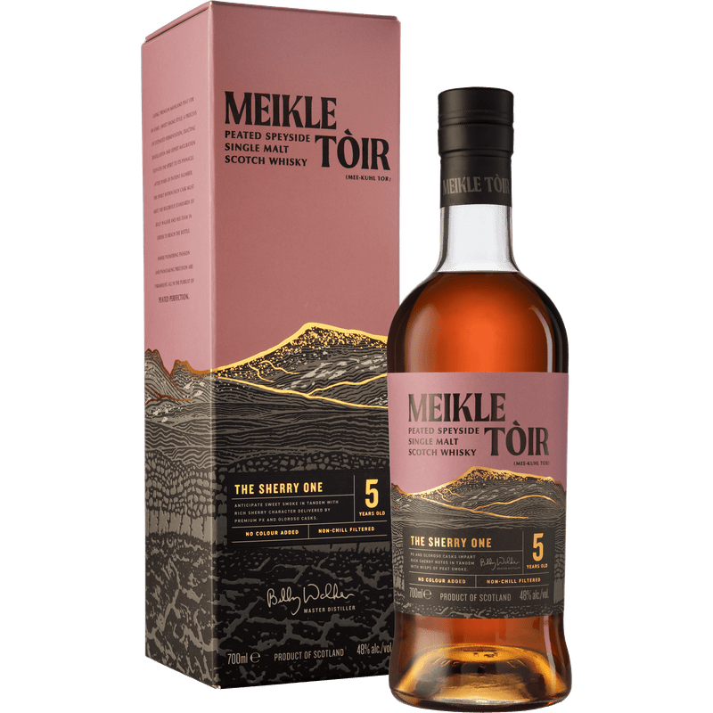 Meikle Toir 'The Sherry One' 5 Year Old Peated Speyside Single Malt Scotch Whisky - Vintage Wine & Spirits