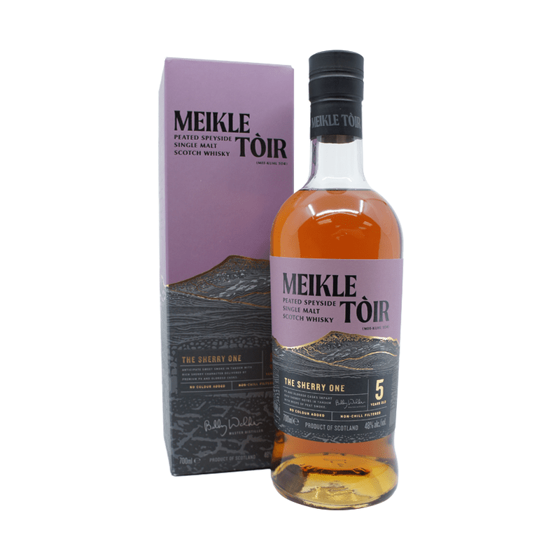 Meikle Toir 'The Sherry One' 5 Year Old Peated Speyside Single Malt Scotch Whisky - Vintage Wine & Spirits