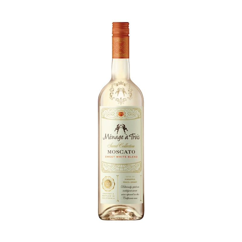 Ménage à Trois Moscato Sweet White Blend Wine Purchase - Vintage Wine & Spirits