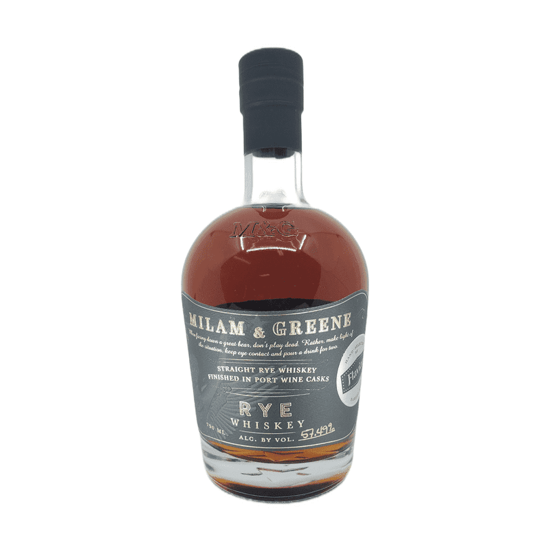 Milam & Greene 'Flaviar Private Barrel' Port Cask Finish Straight Rye Whiskey - Vintage Wine & Spirits