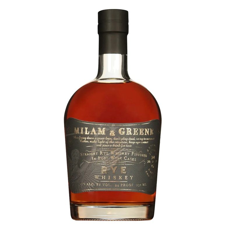 Milam & Greene Port Cask Finish Straight Rye Whiskey - Vintage Wine & Spirits