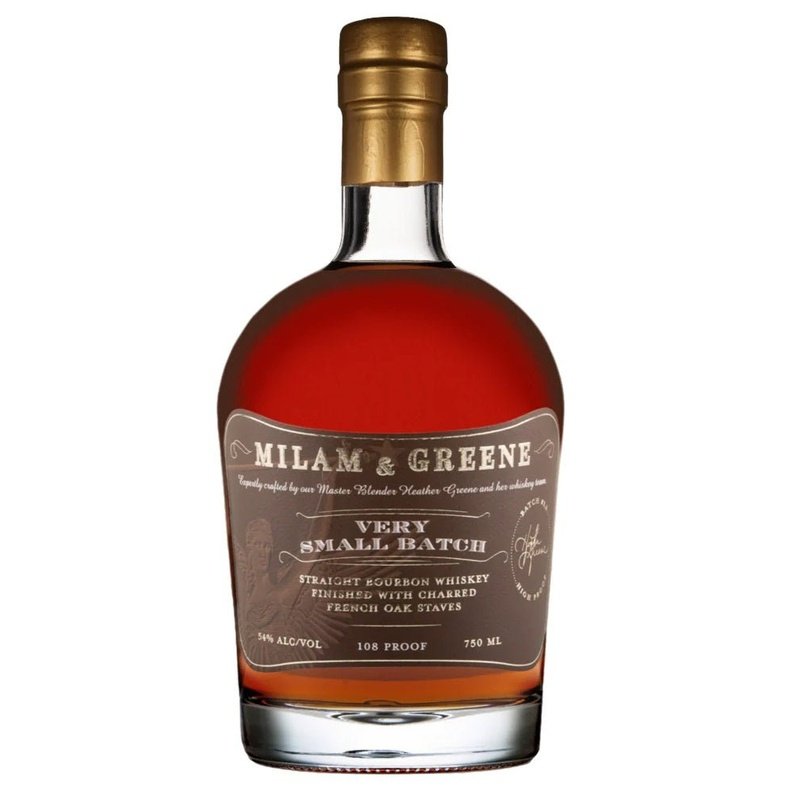 Milam & Greene Very Small Batch Charred French Oak Finish Straight Bourbon Whiskey - Vintage Wine & Spirits