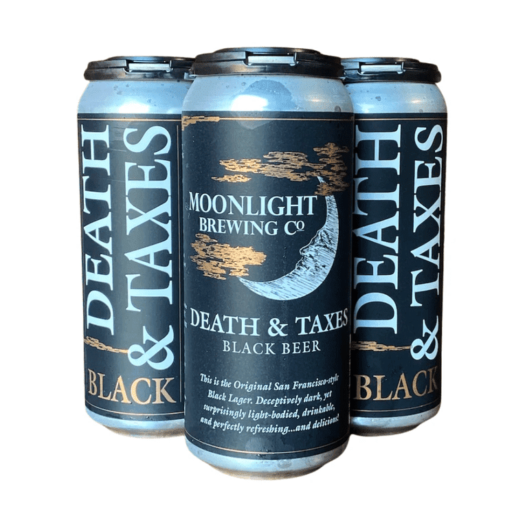 Moonlight Brewing Co. 'Death & Taxes' Black Beer 4-Pack - Vintage Wine & Spirits