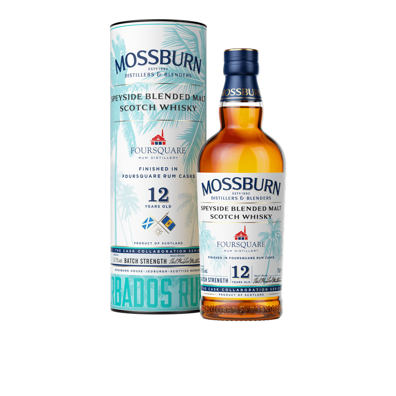 Mossburn 12 Year Old Speyside Blended Malt Foursquare Rum Finish - Vintage Wine & Spirits