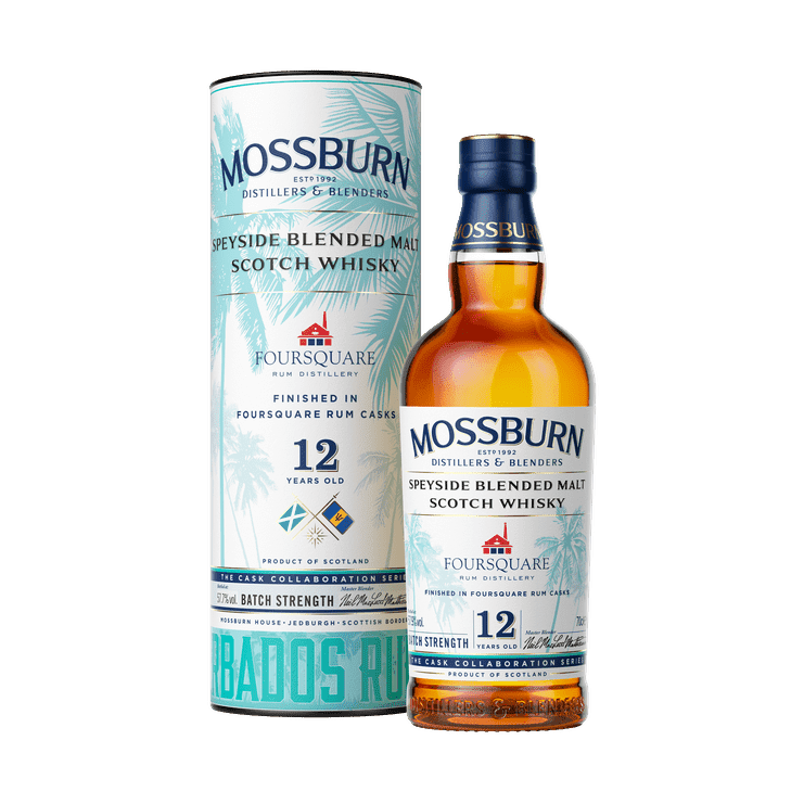 Mossburn 12 Year Old Speyside Blended Malt Foursquare Rum Finish - Vintage Wine & Spirits