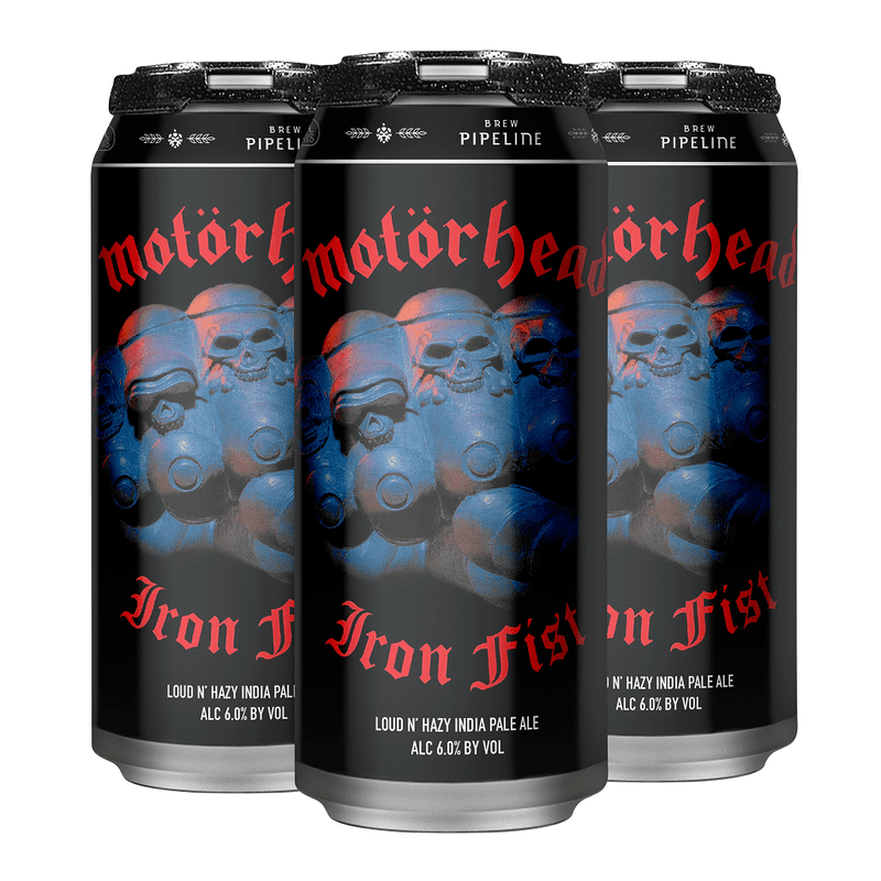 Motorhead Iron Fist Loud N' Hazy IPA Beer 4-Pack - Vintage Wine & Spirits