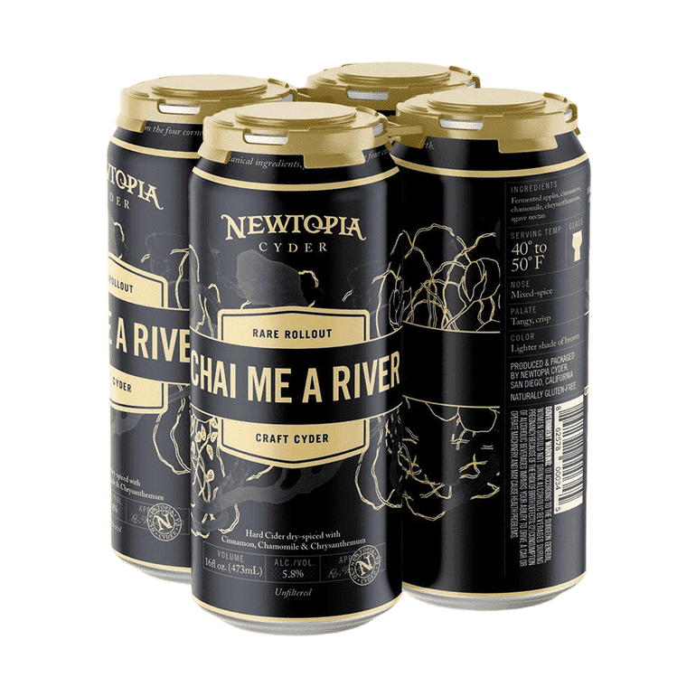 Newtopia Chai Me A River Cyder 4-Pack - Vintage Wine & Spirits