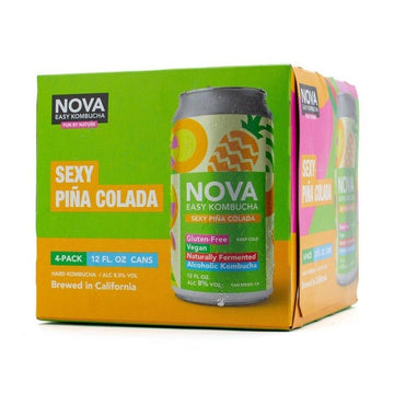 Nova Easy Kombucha Sexy Pina Colada 4-Pack - Vintage Wine & Spirits