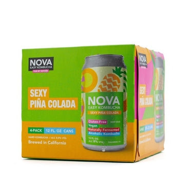 Nova Easy Kombucha Sexy Pina Colada 4-Pack - Vintage Wine & Spirits