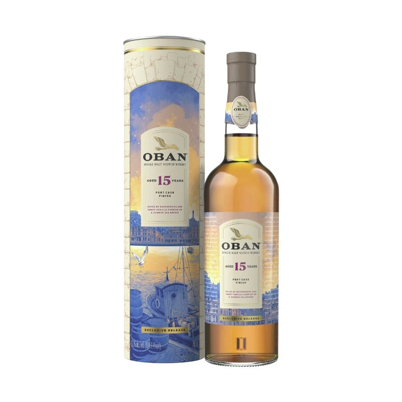 Oban 15 Year Cask Strength Port Cask Finish Single Malt Scotch Whisky - Vintage Wine & Spirits