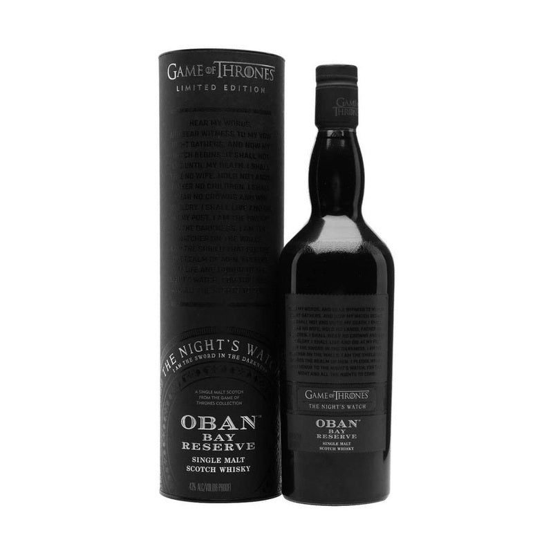 Oban Bay Reserve 'Game of Thrones - The Night's Watch' Single Malt Scotch Whisky - Vintage Wine & Spirits