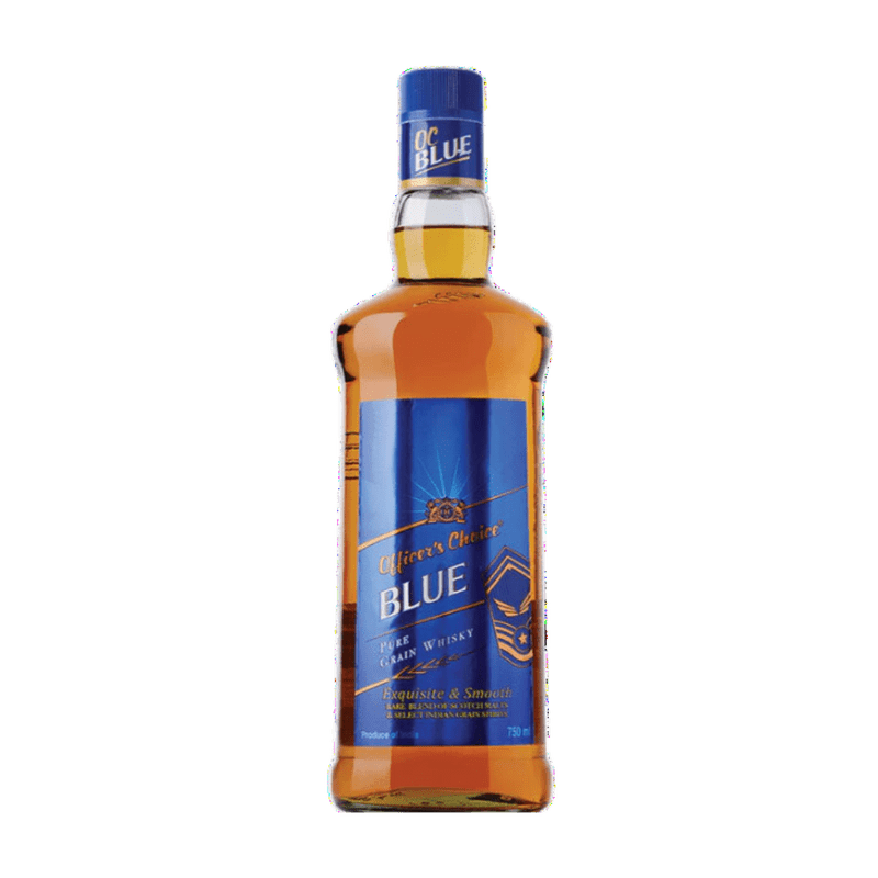 Officer's Choice Blue Pure Grain Spirit Whisky - Vintage Wine & Spirits