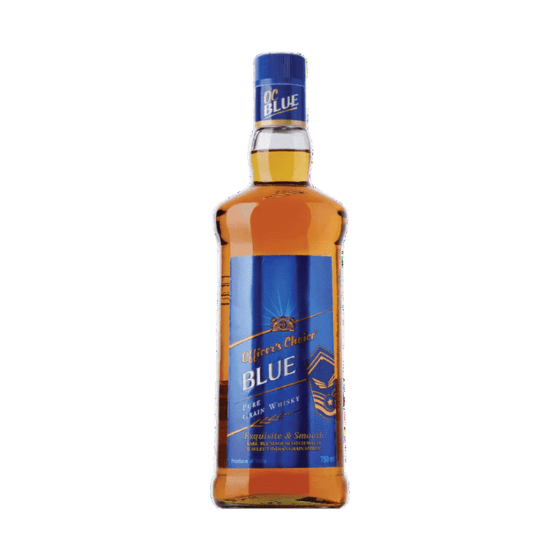 Officer's Choice Blue Pure Grain Spirit Whisky - Vintage Wine & Spirits