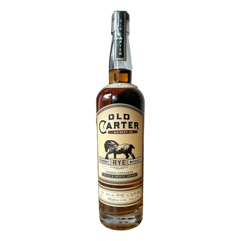 Old Carter Barrel Strength Straight Rye Whiskey Batch No. 10 - Vintage Wine & Spirits