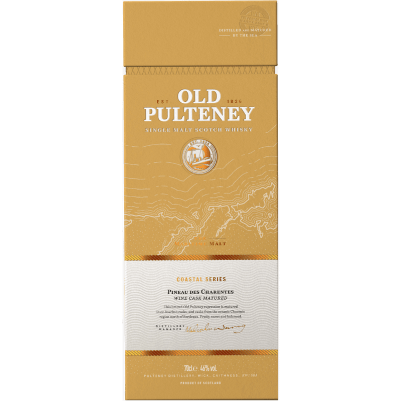 Old Pulteney Coastal Series Pineau De Charentes Finish Scotch Whisky - Vintage Wine & Spirits