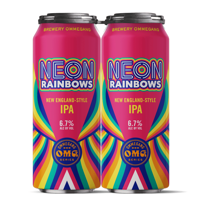 Ommegang Brewery 'Neon Rainbows' Double IPA Beer 4-Pack - Vintage Wine & Spirits