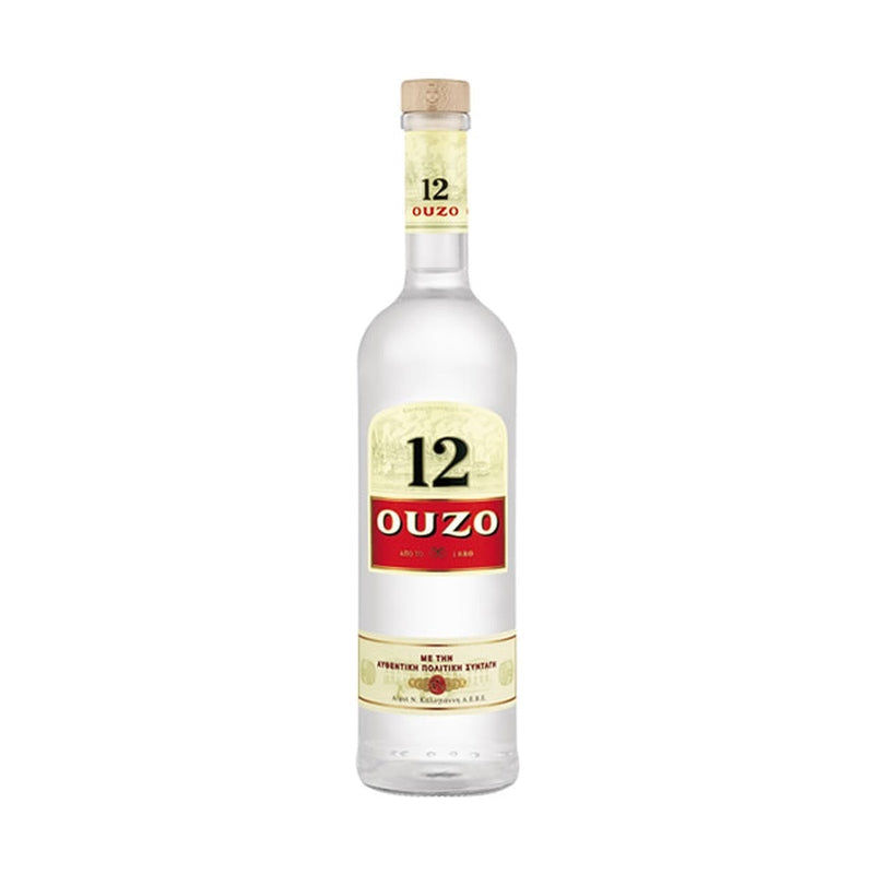 Ouzo 12 Greek Anise Spirit 750ml Liqueur - Vintage Wine & Spirits