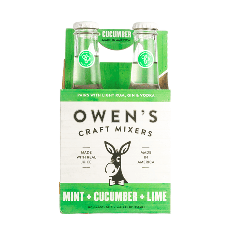 Owen's Mint + Cucumber + Lime Craft Mixers 4-Pack - Vintage Wine & Spirits