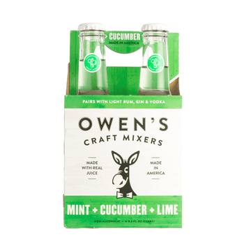 Owen's Mint + Cucumber + Lime Craft Mixers 4-Pack - Vintage Wine & Spirits