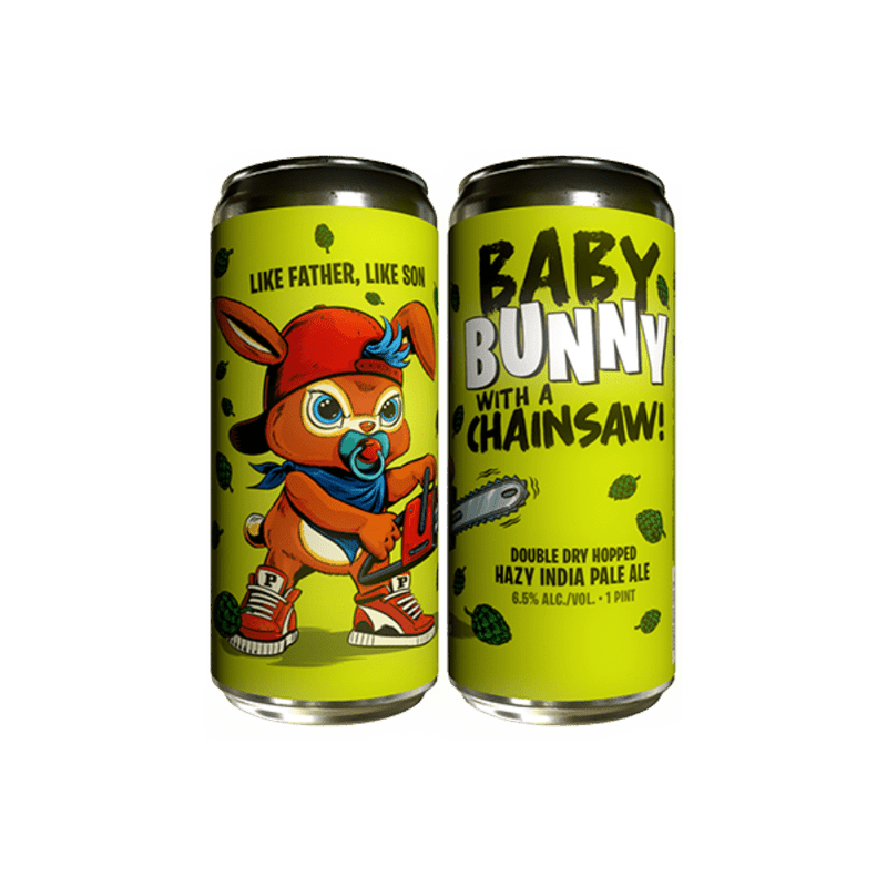 Paperback Brewing Co. Baby Bunny with a Chainsaw Hazy IPA Single Can - Vintage Wine & Spirits