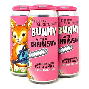 Paperback Brewing Co. Bunny with a Chainsaw! Hazy IPA Beer 4-Pack - Vintage Wine & Spirits